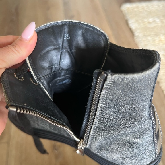 Hogan high top metallic sneaker - Picture 4 of 5